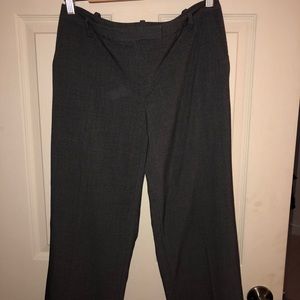 Calvin Klein gray straight leg work pants
